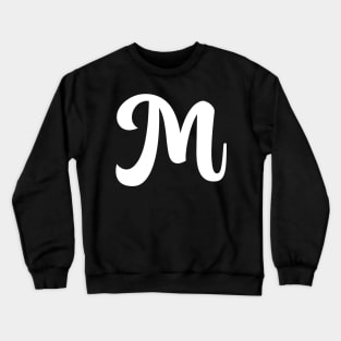 Letter M Crewneck Sweatshirt